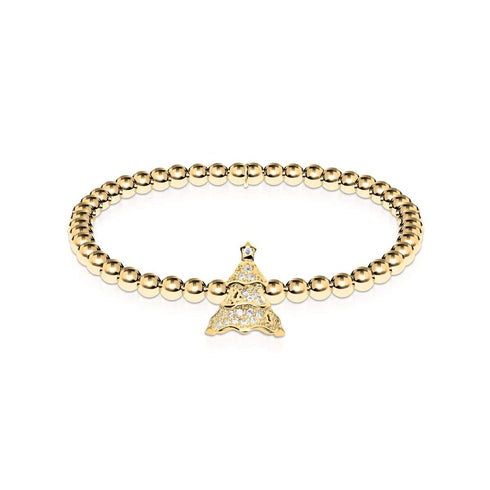 Immergrün | 18 Karat Gold | Kristall-Weihnachtsbaum